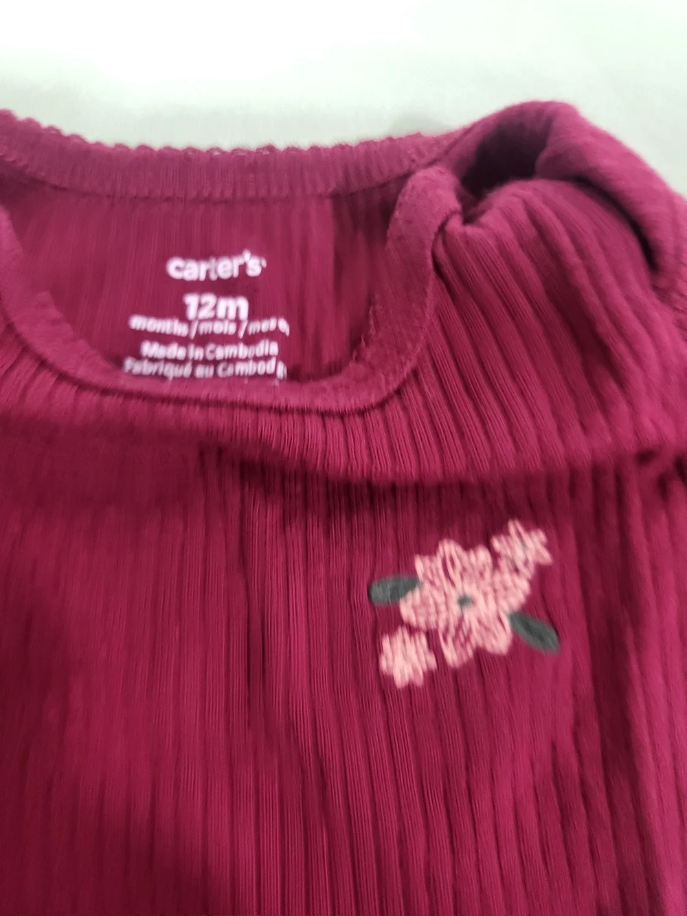 Carter's Baby Girl Matching Sets in Burgundy, Mauve, Blush, Pink, Sage